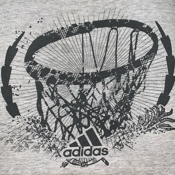 🛍 4/$20 Adidas Basketball Graphic Tee - Picture 2 of 2